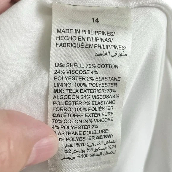 WHITE HOUSE BLACK MARKET Women Pencil Skirt Leaf size 10 career business mature - Picture 5 of 5